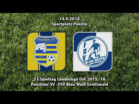Penzliner SV - BW Greifswald 2:0 (14.5.2016)
