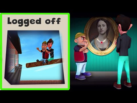 Scary Robber Home Clash Logged Off Gameplay Walkthrough Video (iOS Android)