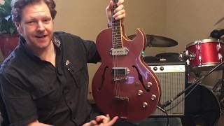 Video thumbnail for Epiphone Sorrento 1996 Guitar DEMO by Mike Lowry