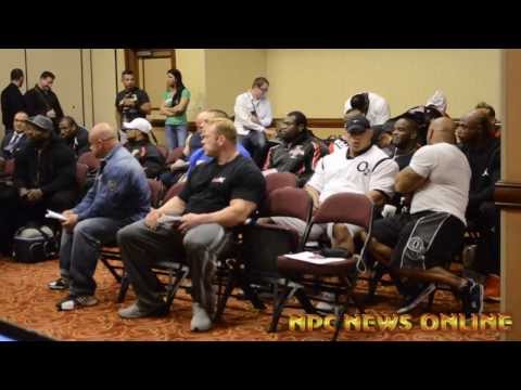 Mr Olympia Athletes Meeting - 2013