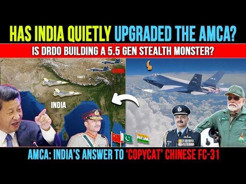DRDO’s AMCA: The Upgraded Indian Stealth Fighter Jet Rivals Chinese J20