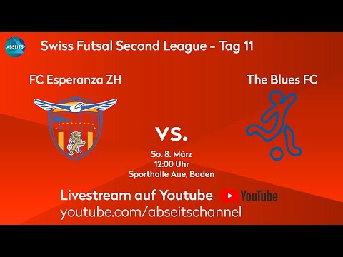 FC Esperanza ZH vs. The Blues FC | Swiss Futsal Second League - Gr. 3 - Tag 11 | 08.03.2026