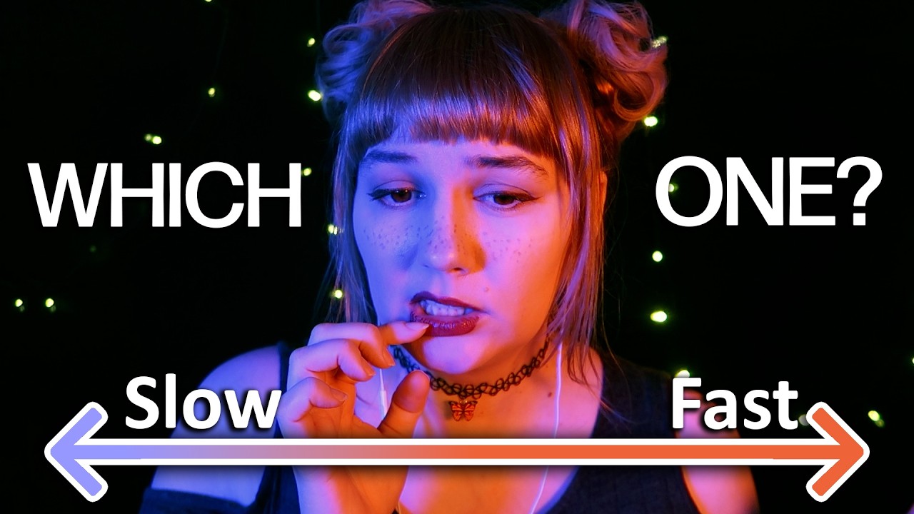 Slow or Fast? Tingle Preference Test ASMR