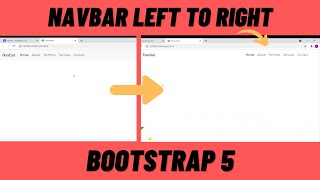 Bootstrap 5 : How to align navbar item to the right on bootstrap 5 | bootstrap5 navbar not working