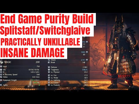 Nioh 2: Most Overpowered Splitstaff/Switchgaive Build! (UNKILLABLE IZANAGI)
