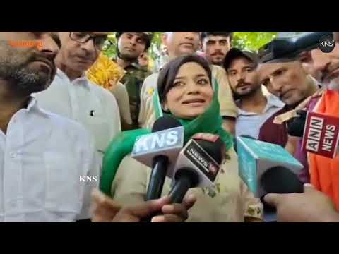 PDP Leader Iltija Mufti visited Chotta Amarnath Asthapan, Thajiwara, on the eve of Raksha Bandhan.