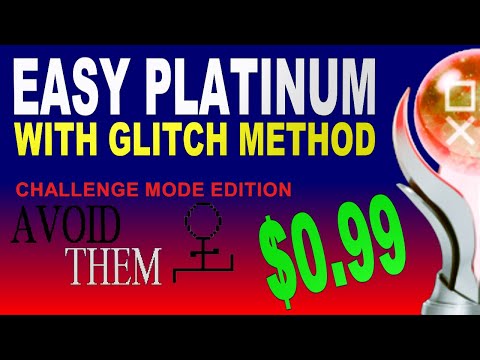 New Easy $1 Platinum Game | Avoid Them Challenge Mode Edition Trophy Guide (Glitch Method)