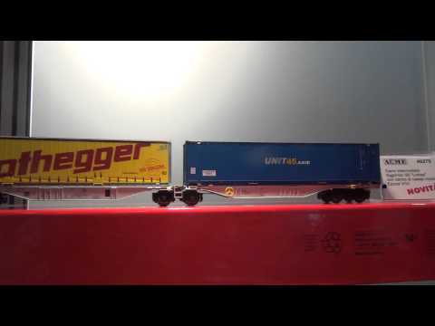 38^HOBBY MODEL EXPO : CARRI INTERMODALI CON CASSE MOBILI - NOVEGRO (MI) 27 - 9 - 2014.