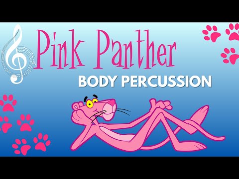 🎶 Body Percussion Musicogram: The Pink Panther | Musicograma con percusión corporal: La Pantera Rosa