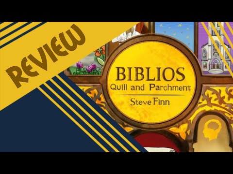 Biblios Quill And Parchment Game Review (Dr Finn Games 2021) + How To Play