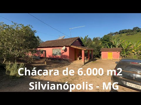 Chácara no Sul de Minas – Só 2h30 de SP!  Silvianópolis/MG – 6.000 m², lago, pomar e fogão a lenha.