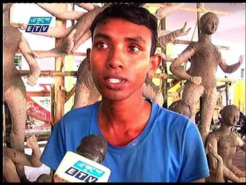 খুলনায় শারদীয় দুর্গোৎসবের সাজসজ্জার কাজ চলছে ১৩৬টি মন্ডপে