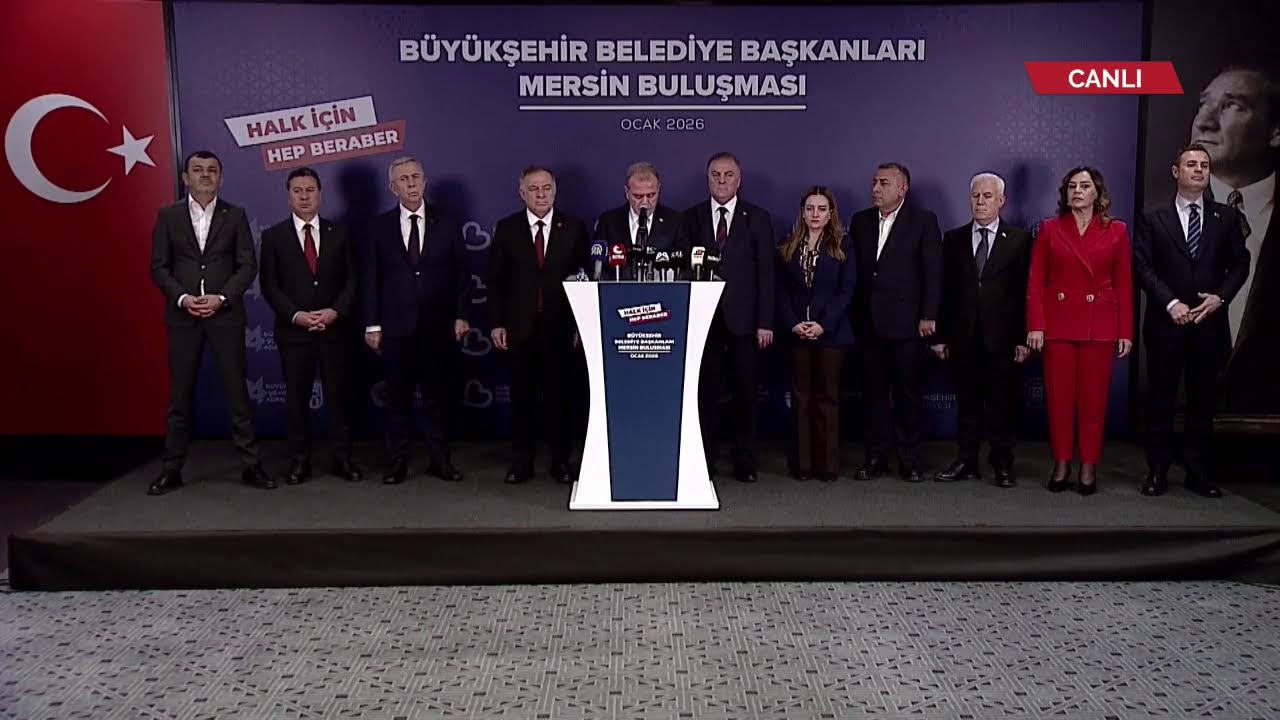 Büyükşehir Belediye Başkanları Ortak Basın Açıklaması | #Canlı