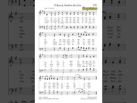 Ó Jeová, Senhor do Céu | Soprano 🎹