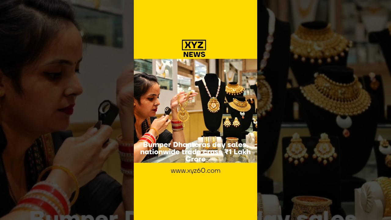 Bumper Dhanteras day sales, nationwide trade cross ₹1 Lakh Crore