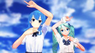 【MMD】青のすみか 「冷たくて青い夏が来た」篇　星街すいせい　初音ミク　Where Our Blue Is　suisei & miku
