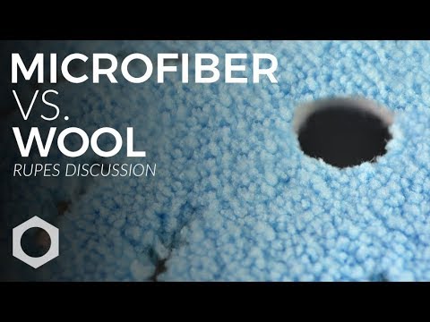 RUPES Product Series:  E7 - Microfiber vs Wool