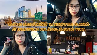 Filipino Restaurant in Kissimmee, Florida  & Downtown Orlando, Florida Tour ORLANDO || Buhay Amerika