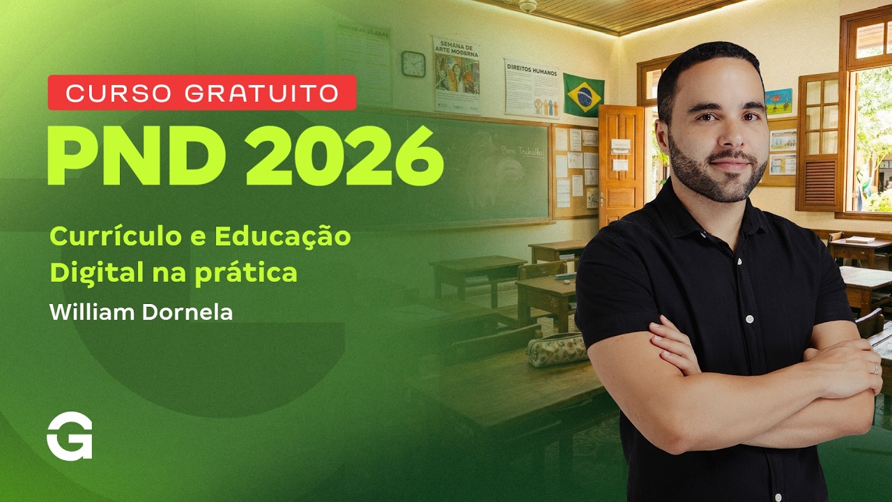 Curso Gratuito PND 2026: Currículo e Educação Digital e Tecnológica na Prática