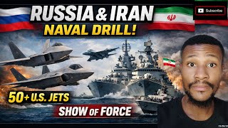 Download lagu U.S. Sends 50  F-22 & F-35 Jets — Russia and Iran Respond With Naval Drill mp3