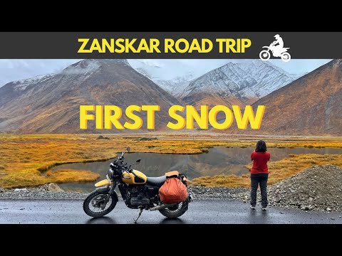 Season's FIRST SNOW in RANGDUM | Ep 4 - Zanskar to Suru Valley | Ladakh to Kashmir Road Trip