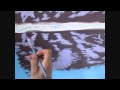 Видео 5 части 6, как рисовать горы и озеро с акрилом 