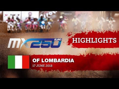 EMX250 Race1 Highlights - Round of Lombardia 2018 #motocross