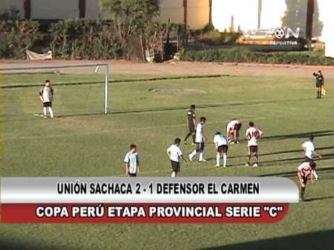 UNION SACHACA 2 - 1 DEFENSOR EL CARMEN COPA PERU - Visión Deportiva 2013 TVT Canal 39