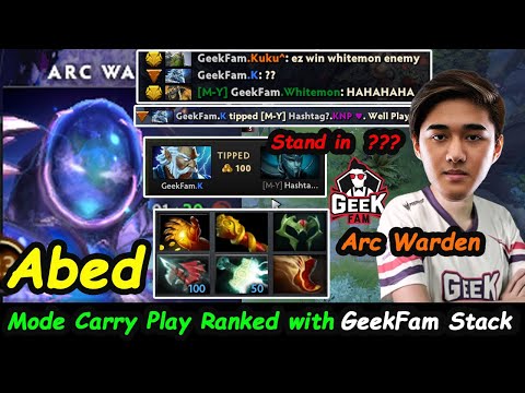 Standin For Geekfam ?? | Abed Mode Carry  [Arc Warden] Play Ranked with Fam Stack dota 2 Perspective