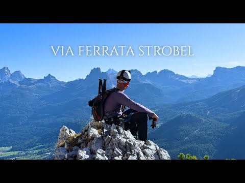Via Ferrata Strobel - 900m Elevation Gain - Dolomites, Italy