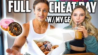Full CHEAT DAY w/ my GF | 5,000+ Cals Post Show Cheat Day