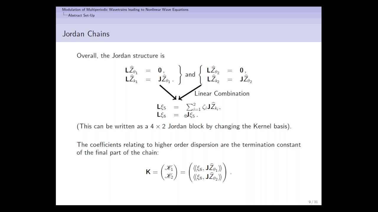 Daniel Ratliff - Modulation of Multiperiodic Wavetrains leading to Nonlinear Wave Equations
