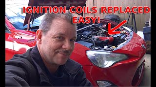 DIY  Scion FRS ignition coils replaced code PO302