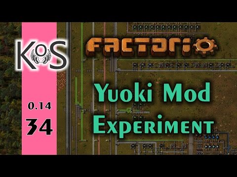 Factorio: Yuoki Mod Experiment Ep 34: More Efficient Production - Let's Play, Gameplay 0.14