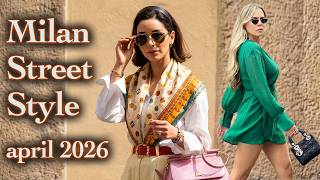 Milan Street Style April/May 2026: What to Wear for the New Fashion Season. Fashion VLOG