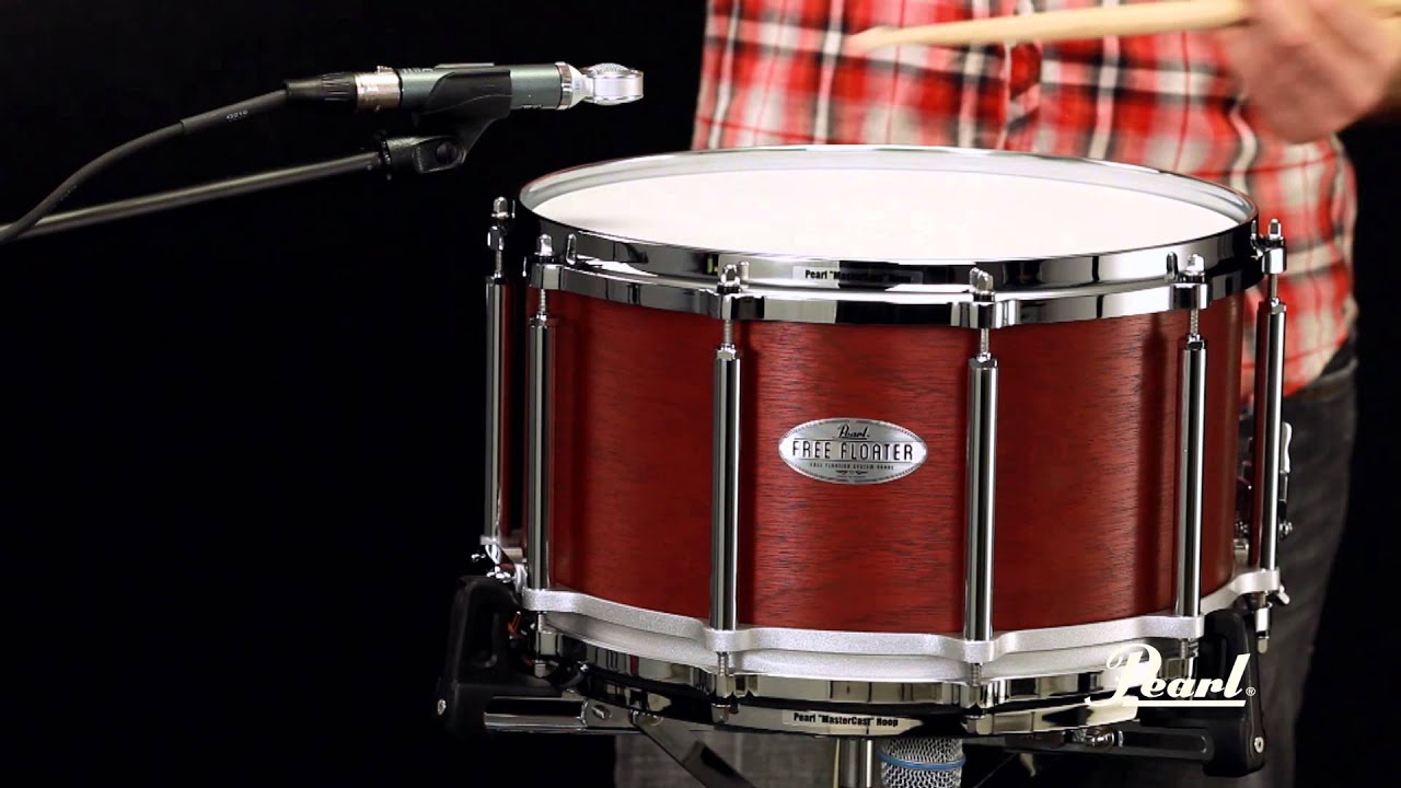 Pearl Free Floater 14x8" Snare Drum - Mahogany