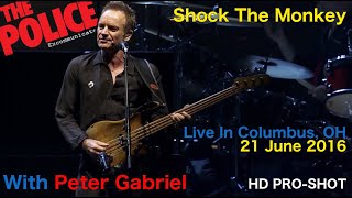 Sting &amp; Peter Gabriel - Shock The Monkey (Live In Columbus, OH 2016 - HD PRO-SHOT)