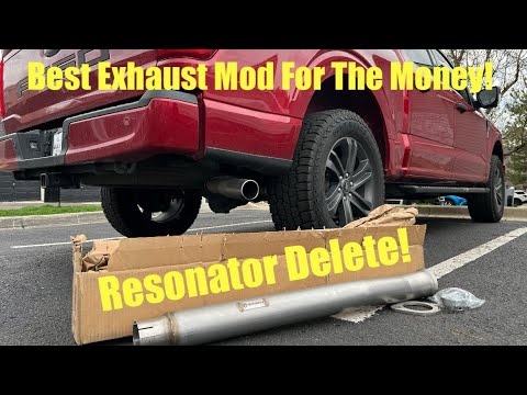 Installed A FactionFab Resonator Delete On the 2022 3.5 F150!