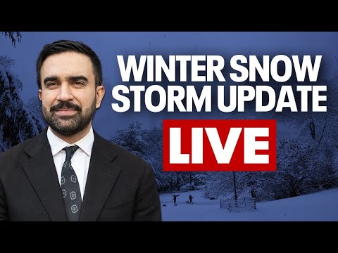 Live: Mamdani update on NYC snow storm