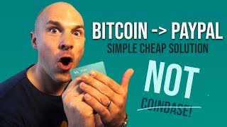 How to transfer Bitcoin to PayPal, without coinbase!