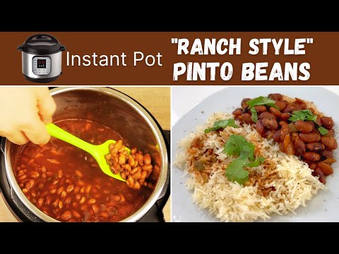 INSTANT POT PINTO BEANS | NO SOAKING| HOW TO MAKE RANCH STYLE PINTO BEANS - STARCH SOLUTION MEALS.