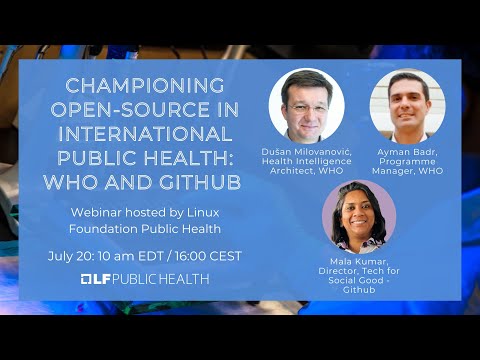 Championing Open-Source in International Public Health: WHO and GitHub