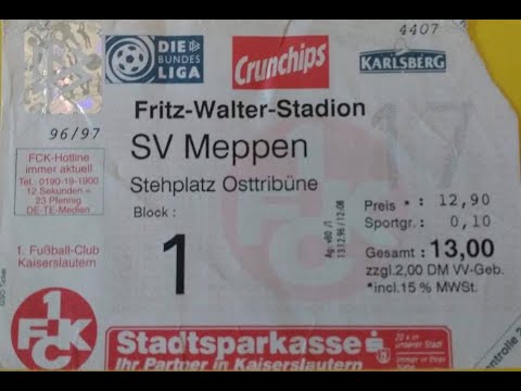 1996-97 1.FC Kaiserslautern-SV Meppen