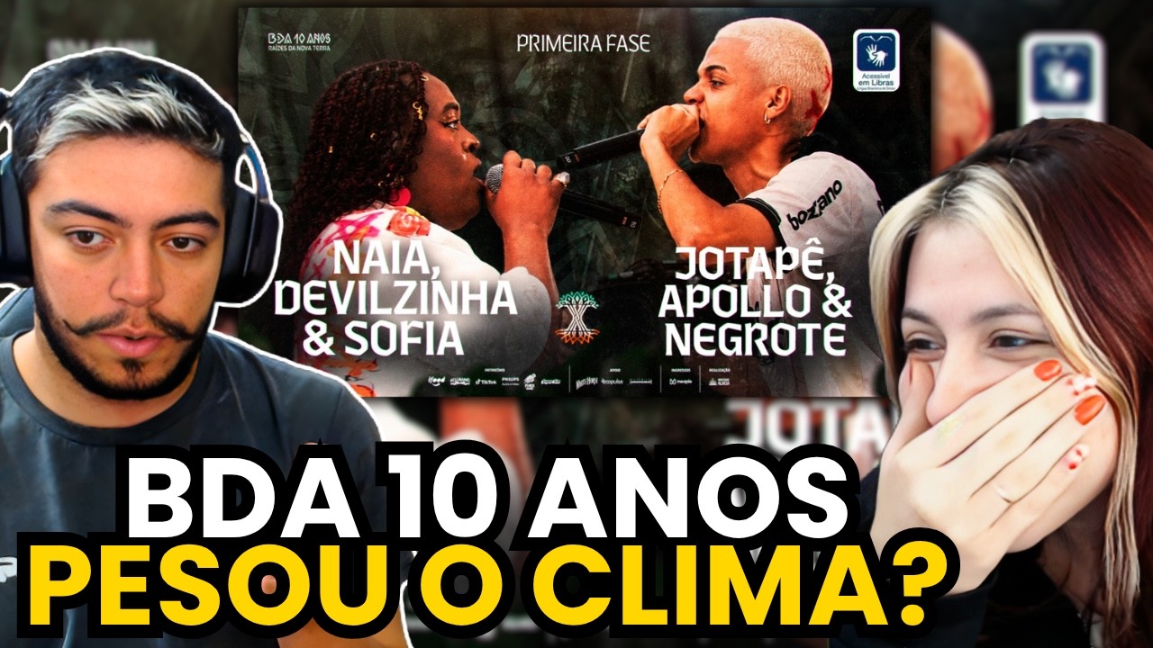 REACT - (PEGOU FOGO! 🔥) NAIA, DEVILZINHA E SOFIA X JOTAPÊ, APOLLO E NEGROTE | BDA 10 ANOS