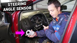STEERING ANGLE SENSOR LOCATION REPLACEMENT REMOVAL FORD EDGE LINCOLN MKX