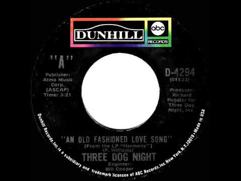 1971 HITS ARCHIVE: An Old Fashioned Love Song - Three Dog Night (stereo 45--#1 A/C)