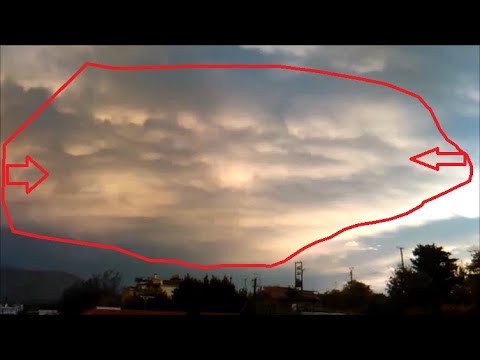 Strange Weather Phenomena With Chemtrails And HAARP In Action & Strange Faces In The Sky Video