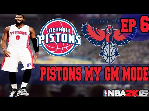 NBA 2K16 MY GM MODE EP.6 - DETROIT PISTONS | TRADE DEADLINE!!!