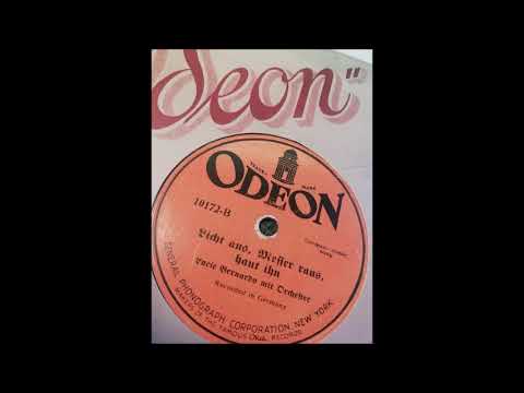 Lucie Bernardo, Kabarettvortrag um 1921:  Licht aus, Messer raus, haut ihn