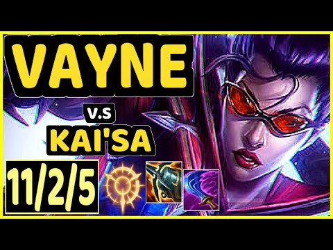 VAYNE vs KAI'SA - 11/2/5 KDA BOTTOM ADC GAMEPLAY - BR Ranked GRANDMASTER